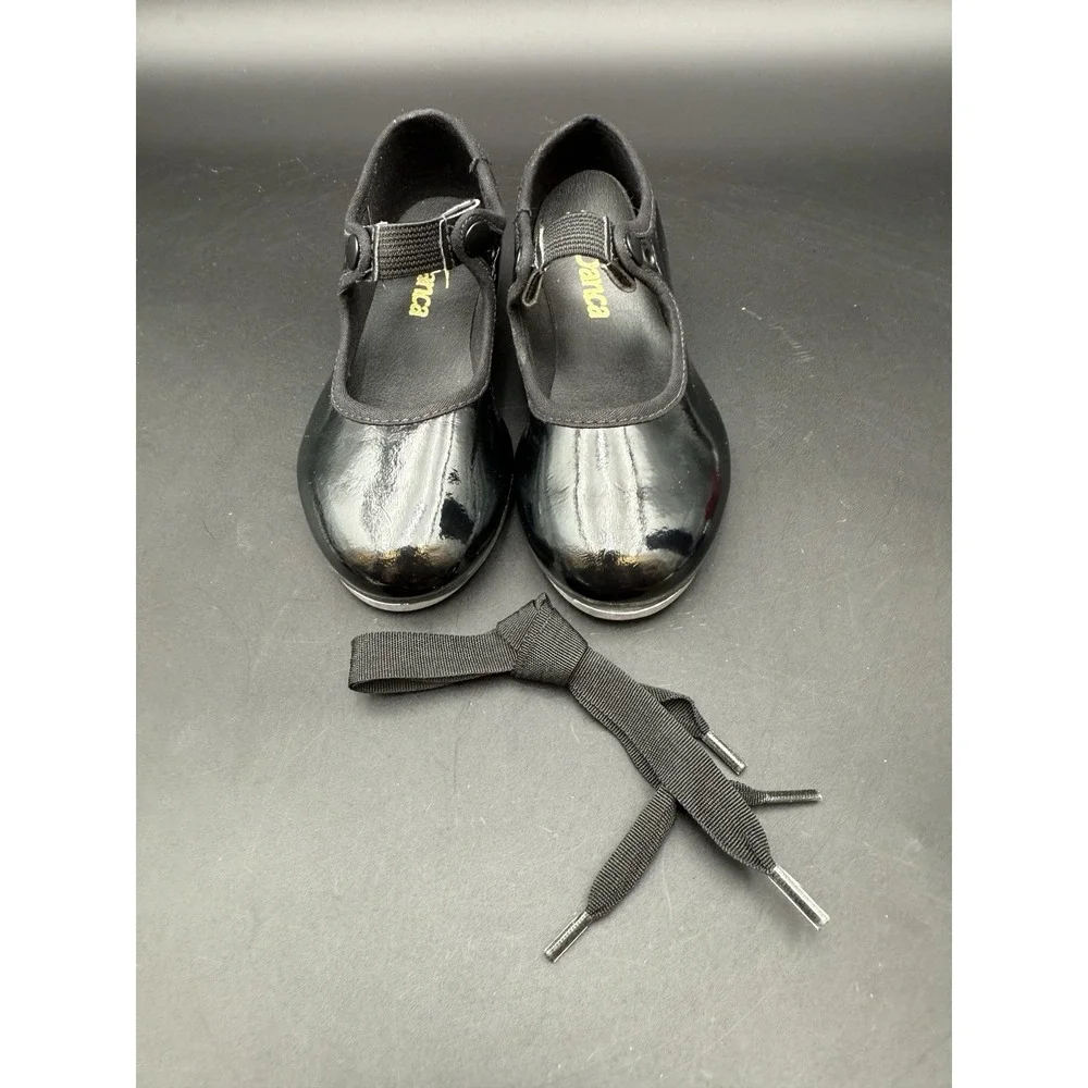 Dance Costume So Danca TA35  Black Tap USA Sz 9S Tap Dance‎ Shoes EUC